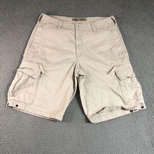 Lee‎ Shorts Mens 34 Beige Tan Casual Gorpcore Outdoor Hiking Cargo Denim Camping
